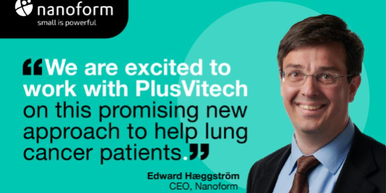 nanoform ceo plusvitech partner